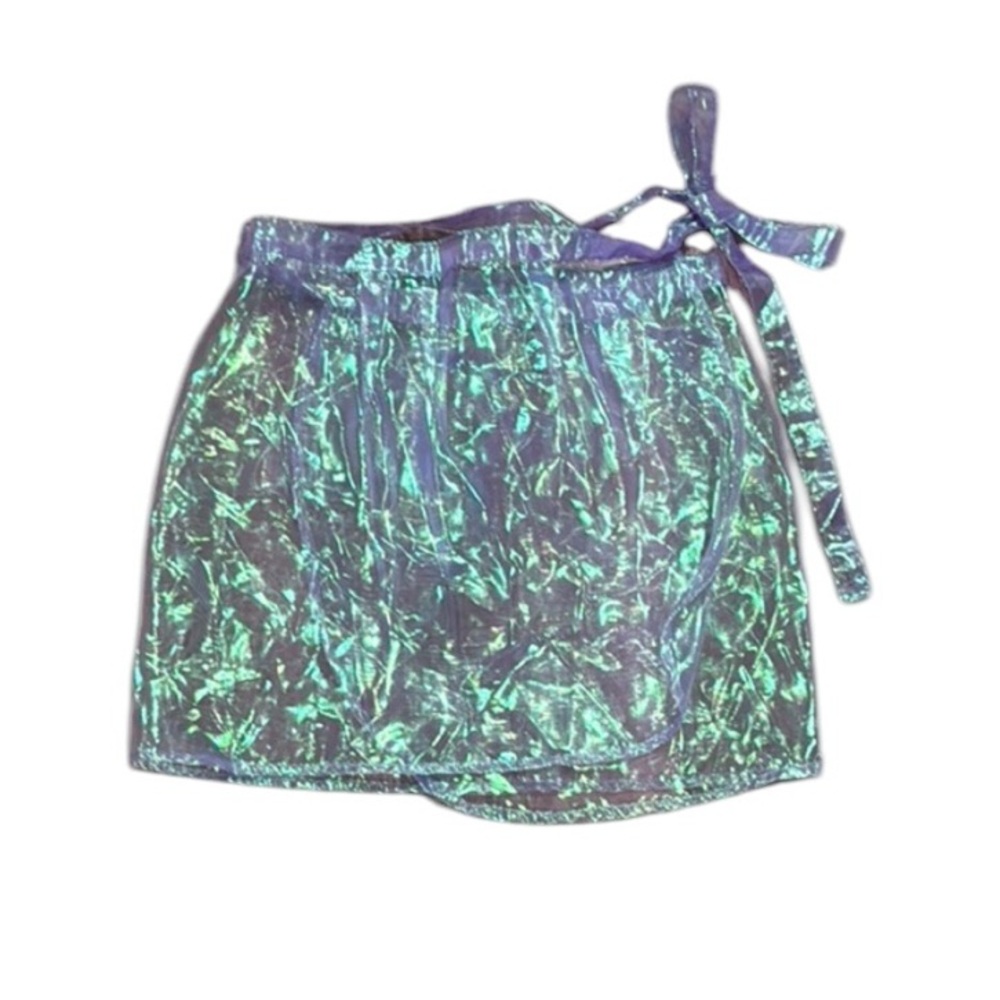 Sparkl Fairy Couture Purple Iridescent Wrap Skirt